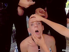 German Slaves Humiliated In Public