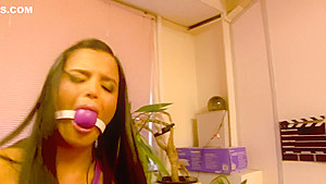 Humiliated secretary slut! Caught and Tied Up POV FULL Scene 4K